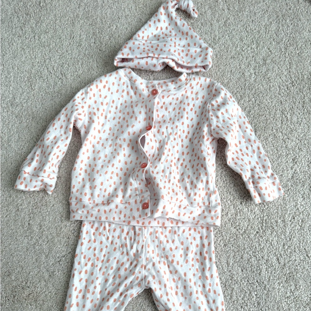Joe Fresh Pink and White Kids 3 piece set